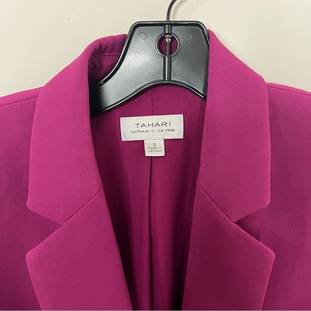 Women’s Pink Tahari Jacket Size 2 - Picture 3 of 9